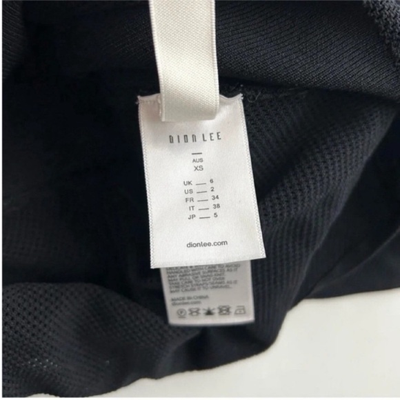 Dion Lee Mesh Hosiery Mini Dress Black - Picture 9 of 11